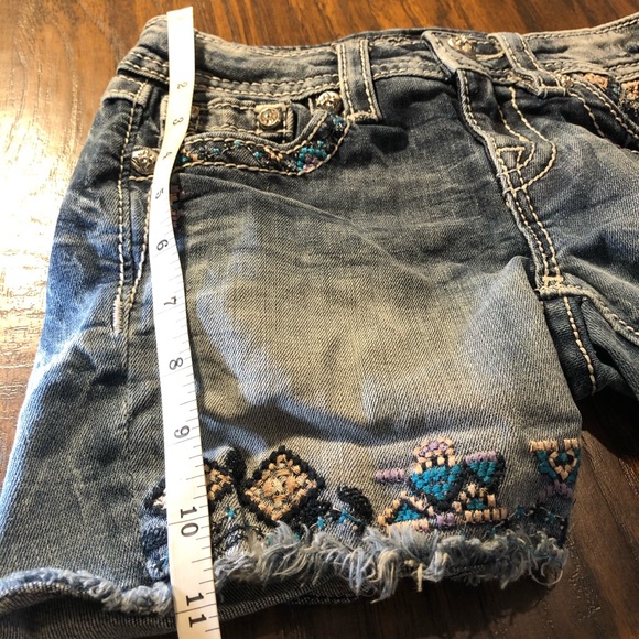 MISS ME Girls Jean Short Size 10 - Picture 15 of 15